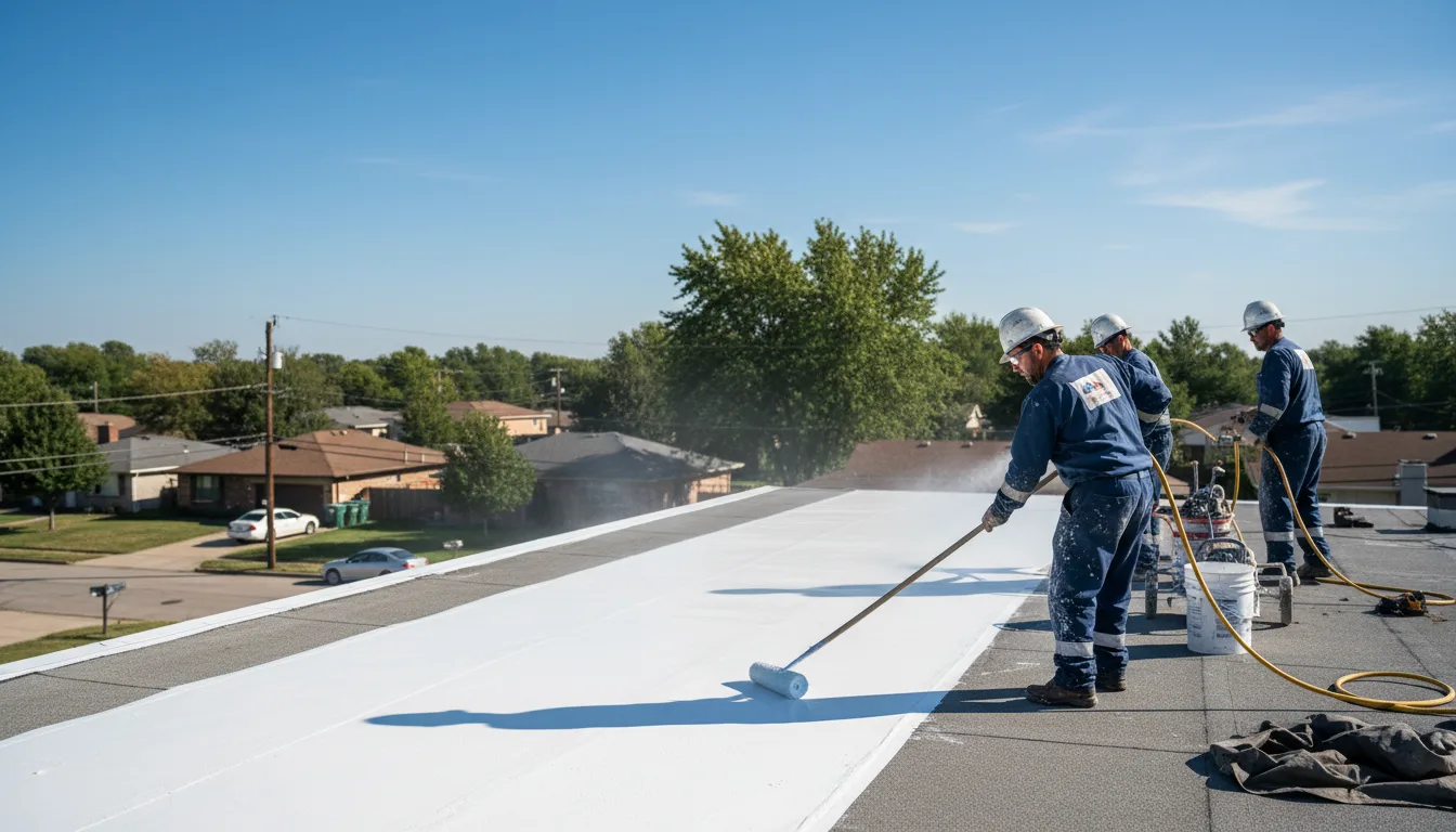 Commercial roof coating in Buckner, AR near me